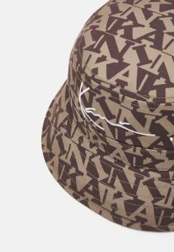 Karl Kani SIGNATURE LOGO BUCKET HAT UNISEX - Hut - Brown -Outlet KARL KANI Store 236487e274eb4a359e7e8c9f771605b8