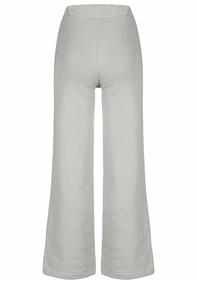 Karl Kani SMALL SIGNATURE SLIT WIDE LEG - Stoffhose - Taupe, Damen 4 Karl Kani SMALL SIGNATURE SLIT WIDE LEG - Stoffhose - Taupe, Damen – Bild 2