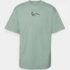 Karl Kani SMALL SIGNATURE TEE UNISEX - T-Shirt Basic - Mint 1 Karl Kani SMALL SIGNATURE TEE UNISEX - T-Shirt Basic - Mint -Outlet KARL KANI Store 24ef6888436b45f0a7216e47387cac11