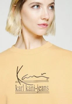 Karl Kani SIGNATURE CREW - Sweatshirt - Orange, Damen -Outlet KARL KANI Store 24ff100da53d453e9601e8cec9033543