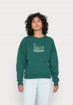 Karl Kani SIGNATURE CREW - Sweatshirt - Green, Damen