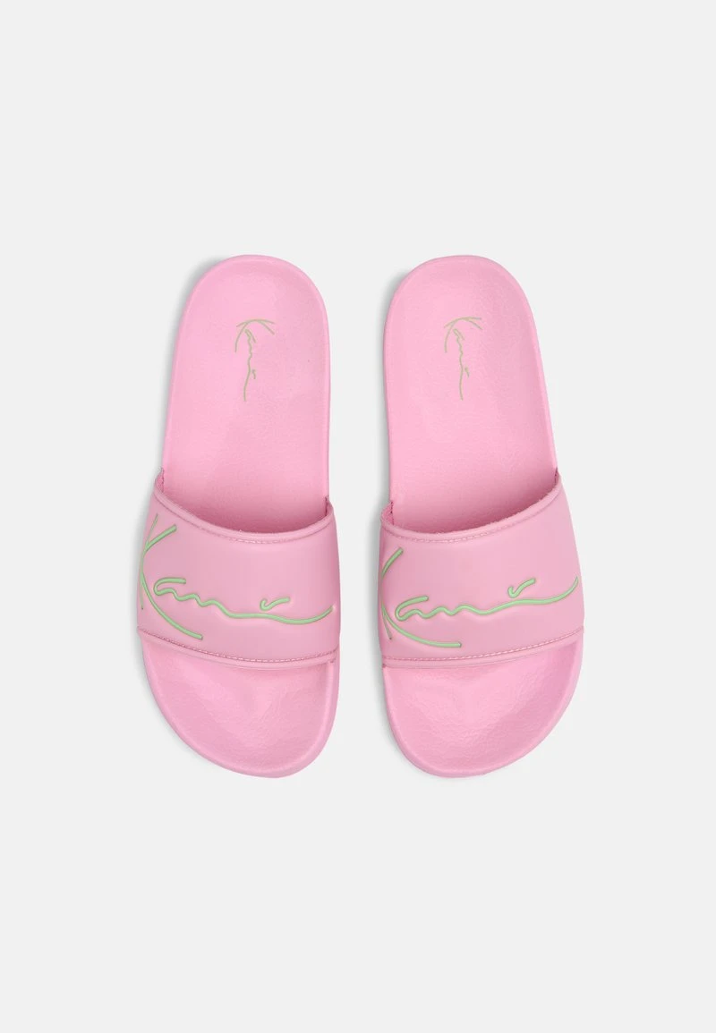 Karl Kani SIGNATURE POOL SLIDE - Pantolette Flach - Rose, Damen 7 Karl Kani SIGNATURE POOL SLIDE - Pantolette Flach - Rose, Damen – Bild 5