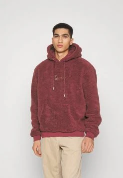Karl Kani SIGNATURE HOODIE UNISEX - Kapuzenpullover - Dark Red