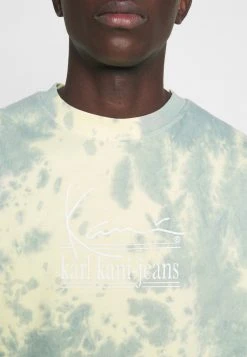Karl Kani SIGNATURE TIE DYE TEE UNISEX - T-Shirt Print - Light Yellow -Outlet KARL KANI Store 27dfd1ef60514c9395a7abcbd22b6f04