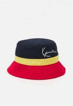 Karl Kani SIGNATURE BLOCK BUCKET UNISEX - Hut - Yellow/navy/red