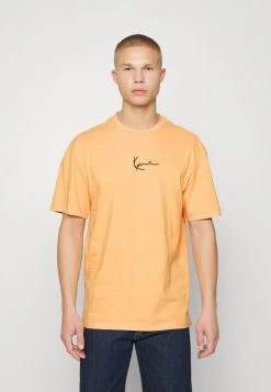 Karl Kani SMALL SIGNATURE WASHED TEE UNISEX - T-Shirt Print - Light Orange