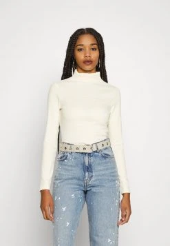 Karl Kani SMALL SIGNATURE - Langarmshirt - Cream, Damen