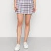 Karl Kani SMALL SIGNATURE CHECK TENNIS SKIRT - Minirock - Purple, Damen -Outlet KARL KANI Store 2ad303f98228437d901c210e63246f68