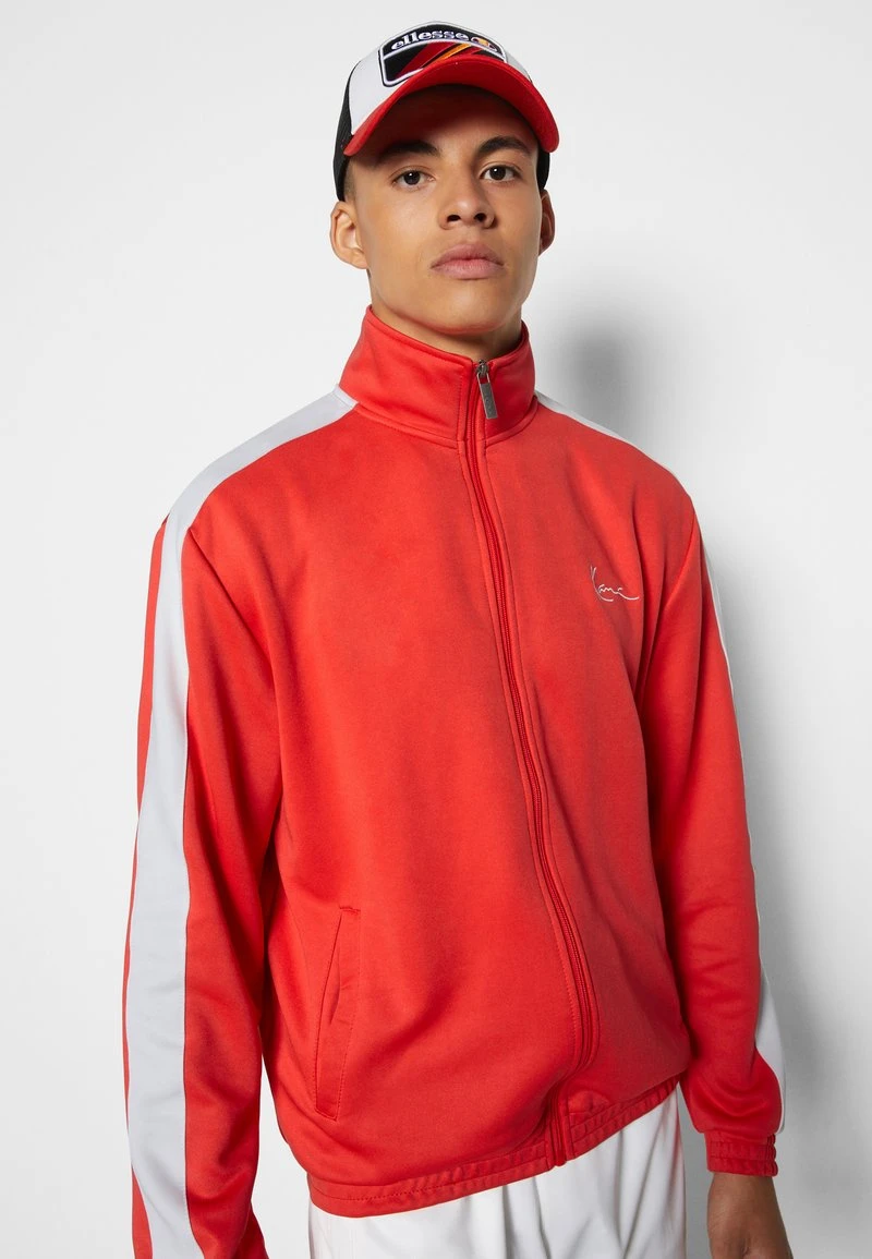 CHEST SIGNATURE TRACKJACKET - Trainingsjacke - red Karl Kani CHEST SIGNATURE TRACKJACKET - Trainingsjacke - Red, Herren -Outlet KARL KANI Store 2ad74791d74745a19cdcf6a435258455