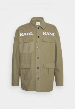 Karl Kani RETRO WASHED UTILITY JACKET - Leichte Jacke - Dark Green, Herren -Outlet KARL KANI Store 2af14e5ddca14f94bad43b58b12ddd1b