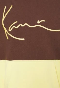 Karl Kani SIGNATURE BLOCK HOODIE UNISEX - Kapuzenpullover - Brown -Outlet KARL KANI Store 2b1a95ce73c24a23850cd26a35e864fd