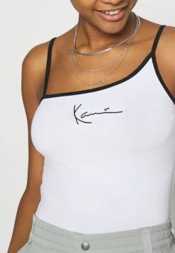 Karl Kani SMALL SIGNATURE ASYMMETRIC - Top - White, Damen -Outlet KARL KANI Store 2b5cd2a4b09942c881198fc0d6cacc53
