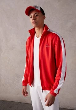Karl Kani CHEST SIGNATURE TRACKJACKET - Trainingsjacke - Red, Herren