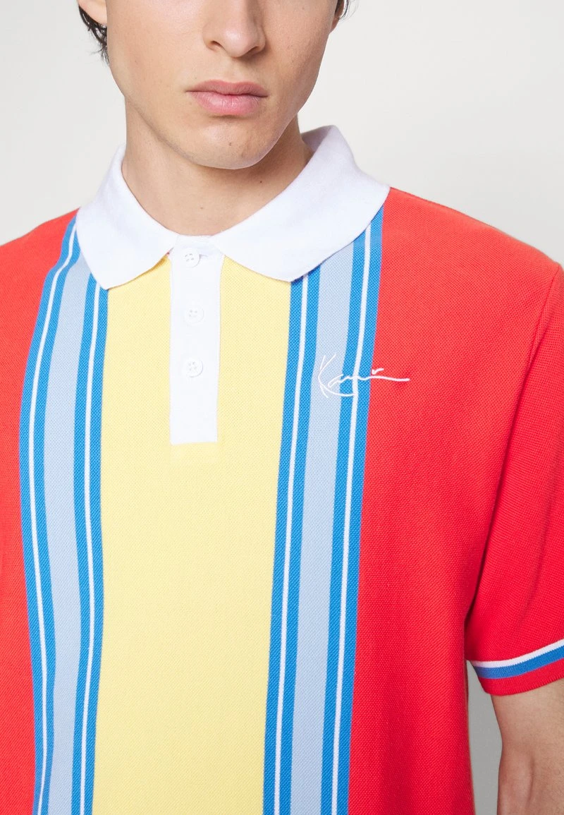 Karl Kani CHEST SIGNATURE STRIPE TEE - Poloshirt - Red, Herren 10 Karl Kani CHEST SIGNATURE STRIPE TEE - Poloshirt - Red, Herren – Bild 8
