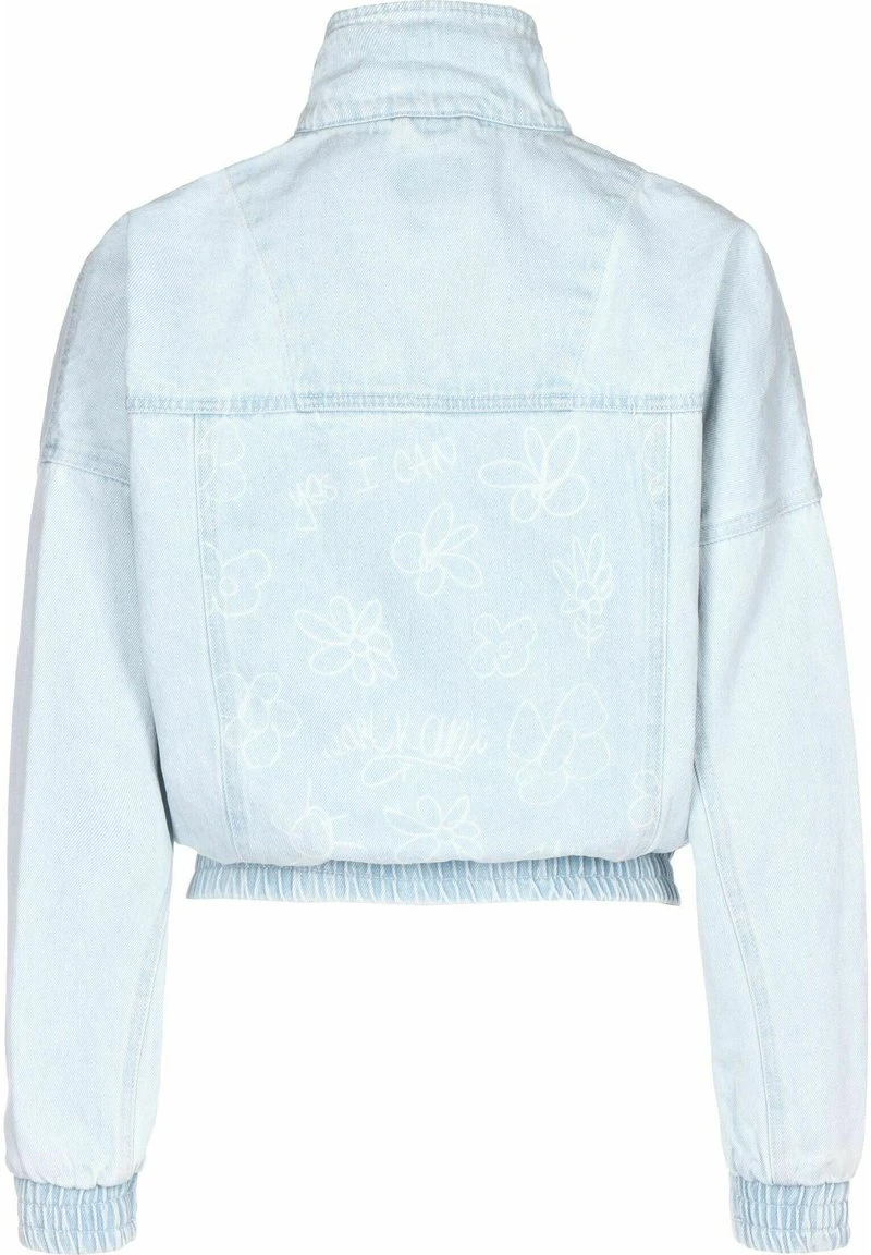 Karl Kani RETRO SCRIBBLE - Jeansjacke - Bleached Blue, Damen 4 Karl Kani RETRO SCRIBBLE - Jeansjacke - Bleached Blue, Damen – Bild 2