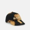 Karl Kani RETRO BLEACH CAP - Cap - Black/dark Orange, Herren
