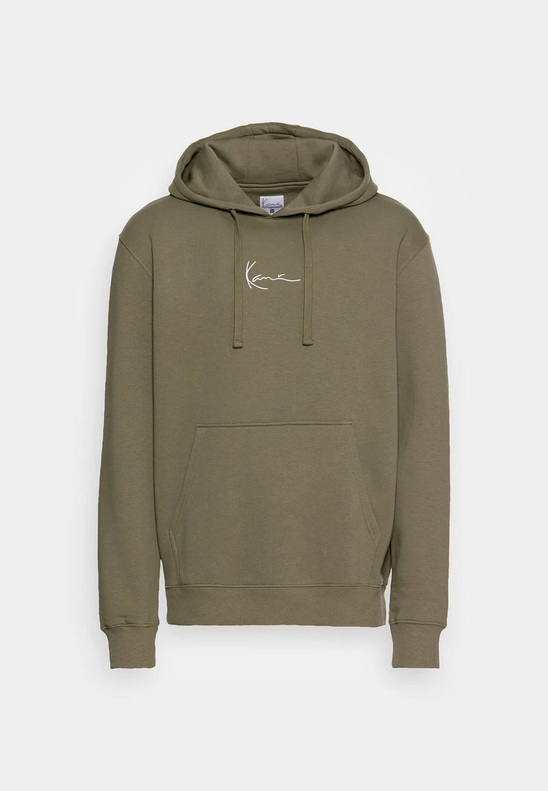 SMALL SIGNATURE ESSENTIAL HOODIE UNISEX - Sweatshirt - military green Karl Kani SMALL SIGNATURE ESSENTIAL HOODIE UNISEX - Sweatshirt - Military Green -Outlet KARL KANI Store 2f24474f8f4441de9a2085a4589b0d19