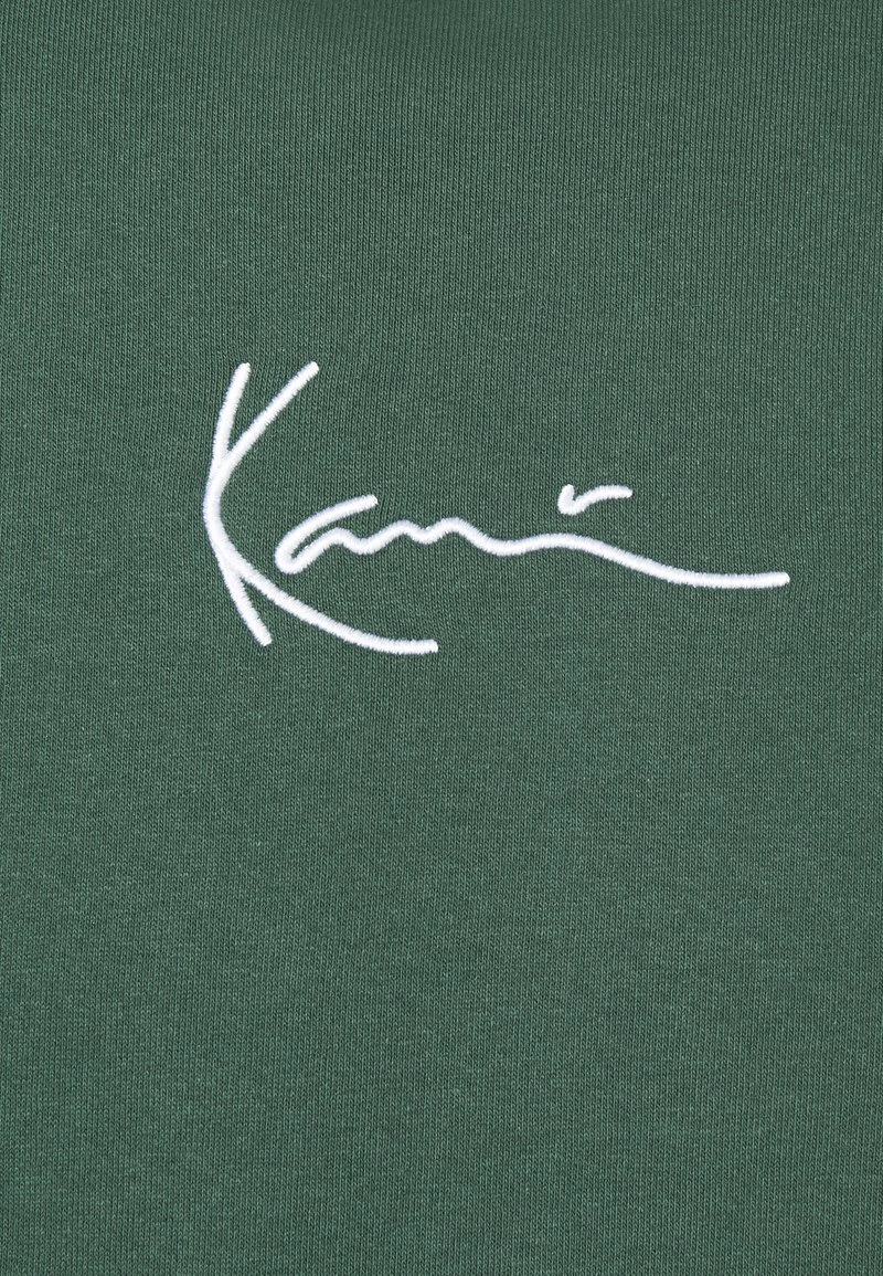 UNISEX SMALL SIGNATURE HOODY - Kapuzenpullover - darkgreen Karl Kani UNISEX SMALL SIGNATURE HOODY - Kapuzenpullover - Darkgreen -Outlet KARL KANI Store 2faa524bc0a14c3d97e0eb9ade65ffc1