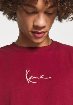 Karl Kani SMALL SIGNATURE TEE UNISEX - T-Shirt Basic - Dark Red -Outlet KARL KANI Store 3091a09f63cf433b9ea967d0195e1c40