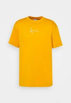 Karl Kani SMALL SIGNATURE ESSENTIAL TEE UNISEX - T-Shirt Basic - Dark Yellow -Outlet KARL KANI Store 31a20f40d8304e6da14e8294ec27afa2