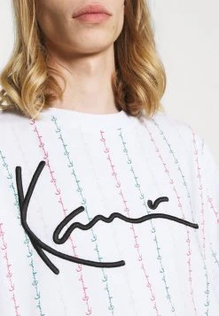 Karl Kani UNISEX SIGNATURE LOGO TEE - T-Shirt Print - White -Outlet KARL KANI Store 31e54a96f2e3458da870b10d0b38516c