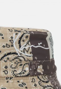 Karl Kani SIGNATURE PAISLEY BUCKET HAT UNISEX - Hut - Brown -Outlet KARL KANI Store 326ae6a5621b4be9b971030e369c1768