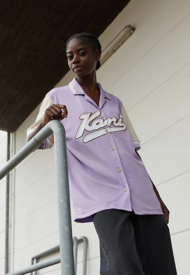 Karl Kani VARSITY BLOCK BASEBALL - T-Shirt Print - Purple, Damen 3 Karl Kani VARSITY BLOCK BASEBALL - T-Shirt Print - Purple, Damen