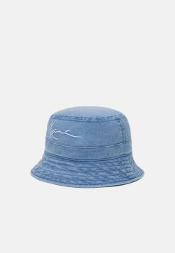 Karl Kani SMALL SIGNATURE BUCKET HAT - Hut - Blue, Unisex