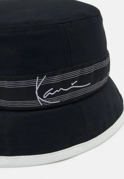Karl Kani SIGNATURE TAPE BUCKET HAT UNISEX - Hut - Black -Outlet KARL KANI Store 33ab40204fd745dbad9cd108fffee077
