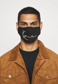 Karl Kani SIGNATURE FACE MASK - Stoffmaske - Black, Unisex -Outlet KARL KANI Store 33b6067bfca647c59f282461803efc5d