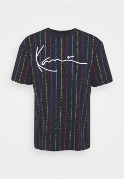 Karl Kani UNISEX SIGNATURE LOGO PINSTRIPE TEE - T-Shirt Print - Navy -Outlet KARL KANI Store 34e649e61e15472ba74286b71abec081
