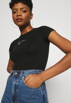 Karl Kani SMALL SIGNATURE SHORT TEE - T-Shirt Print - Black, Damen -Outlet KARL KANI Store 373d0226369747828af7a6afa7a25cbb