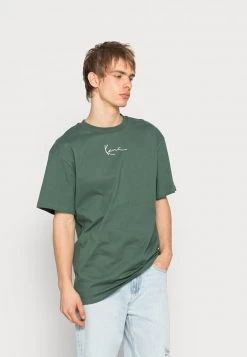 Karl Kani SMALL SIGNATURE TEE UNISEX - T-Shirt Basic - Dark Green