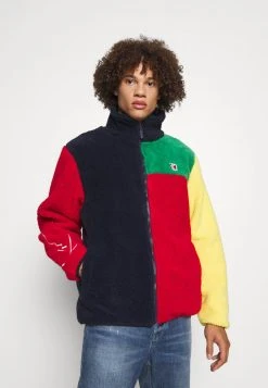 Karl Kani SIGNATURE BLOCK TEDDY JACKET UNISEX - Fleecejacke - Navy