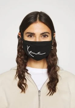 Karl Kani SIGNATURE FACE MASK - Stoffmaske - Black, Unisex