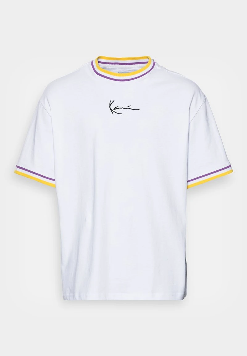 SIGNATURE TEE UNISEX - T-Shirt basic - white Karl Kani SIGNATURE TEE UNISEX - T-Shirt Basic - White -Outlet KARL KANI Store 3e52b79ba0f14302ad7ab0b75a4e9fdd