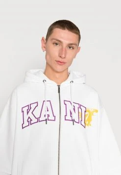 Karl Kani SERIF ZIP HOODIE UNISEX - Sweatjacke - White 6 Karl Kani SERIF ZIP HOODIE UNISEX - Sweatjacke - White -Outlet KARL KANI Store 3ee91504623048c68c655cd154d4a9b1