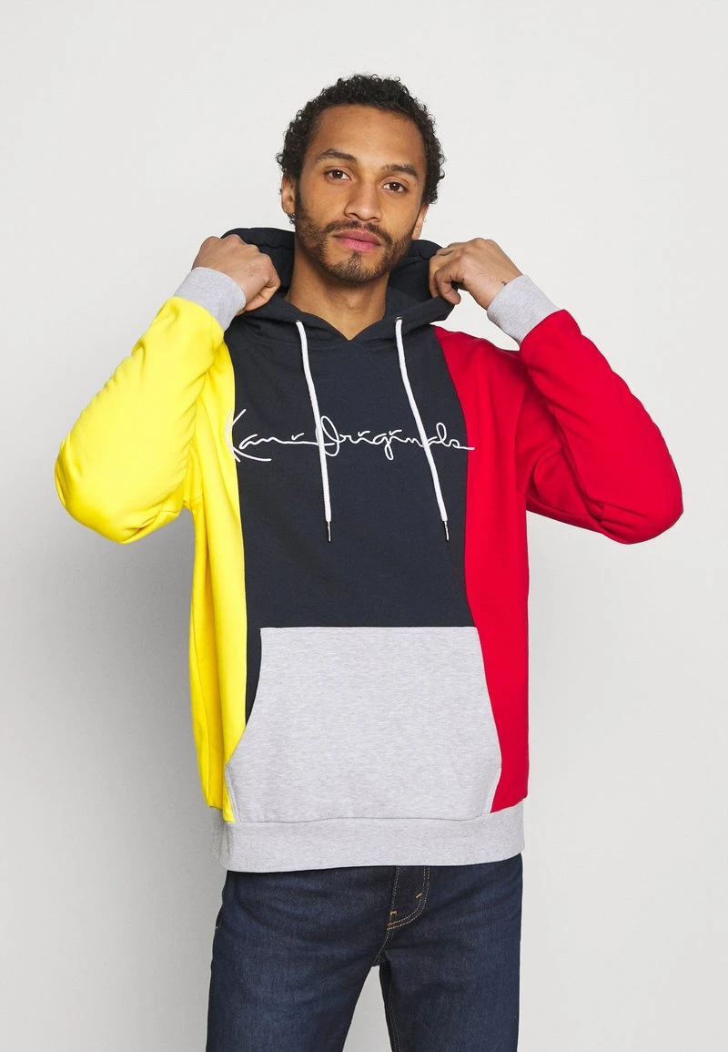 ORIGINALS BLOCK HOODIE - Sweatshirt - navy Karl Kani ORIGINALS BLOCK HOODIE - Sweatshirt - Navy, Herren -Outlet KARL KANI Store 3f4a8be47f874df297d4580a1eefbfd9