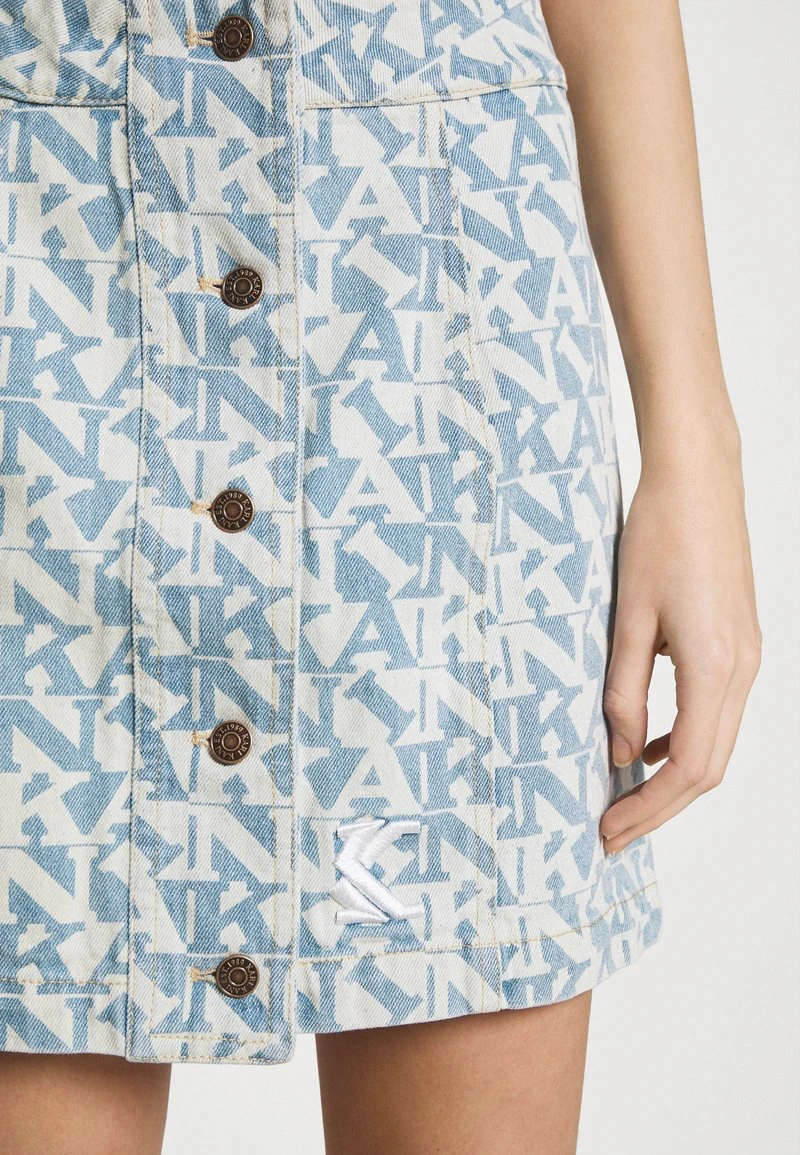 SKIRT - Minirock - light blue Karl Kani SKIRT - Minirock - Light Blue, Damen -Outlet KARL KANI Store 400ecdac94f64e68ad1d104f895fc9ac