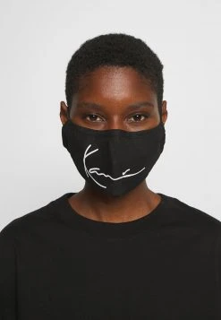 Karl Kani SIGNATURE FACE MASK - Stoffmaske - Black, Unisex