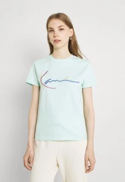 Karl Kani SIGNATURE TEE - T-Shirt Print - Mint, Damen