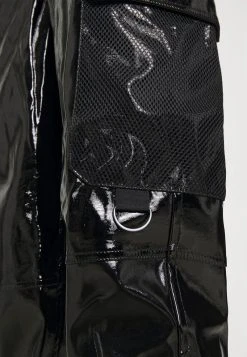 Karl Kani SIGNATURE GLOSSY PANTS - Stoffhose - Black, Damen -Outlet KARL KANI Store 40c7afb79c4b4cdcb129c4e2edfb9a45