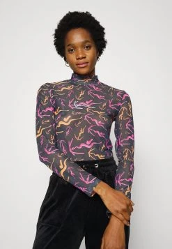 Karl Kani SIGNATURE TURTLE NECK - Langarmshirt - Black, Damen -Outlet KARL KANI Store 4124329b39364d57a0e24cc0fb15906d