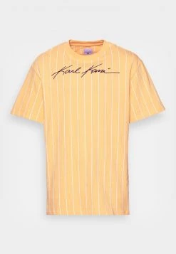 Karl Kani AUTOGRAPH PINSTRIPE TEE UNISEX - T-Shirt Print - Yellow -Outlet KARL KANI Store 413d50c7e79d47ce8b2463fd6e12db63