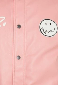 KARL KANI X SMILEY® BLOCK SCRIBBLE COLLEGE JACKET UNISEX - Kunstlederjacke - Rose 7 KARL KANI X SMILEY® BLOCK SCRIBBLE COLLEGE JACKET UNISEX - Kunstlederjacke - Rose -Outlet KARL KANI Store 416ca13a122a490cb5cca7a9da6af815