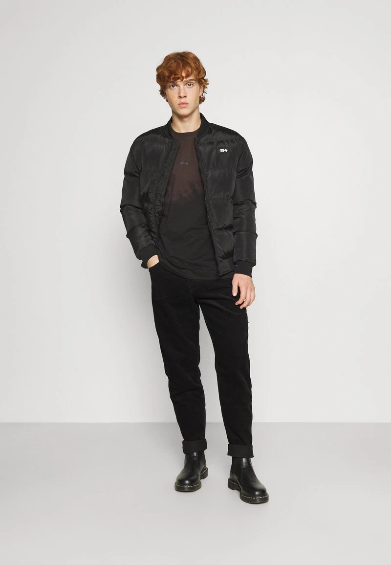 UNISEX RETRO PANTS - Stoffhose - black Karl Kani UNISEX RETRO PANTS - Stoffhose - Black -Outlet KARL KANI Store 424dd17d2ca544f9879ab19c1d4a2029