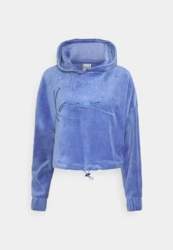 Karl Kani SIGNATURE CROP NICKI HOODIE - Sweatshirt - Blue, Damen -Outlet KARL KANI Store 43e444728942467686bfd08c7894eafb