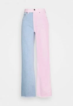 Karl Kani BLOCK WIDE LEG PANTS - Jeans Relaxed Fit - Rose/blue, Damen 21 Karl Kani BLOCK WIDE LEG PANTS - Jeans Relaxed Fit - Rose/blue, Damen -Outlet KARL KANI Store 46114b33a3de45c29fc4d8714a62d46d