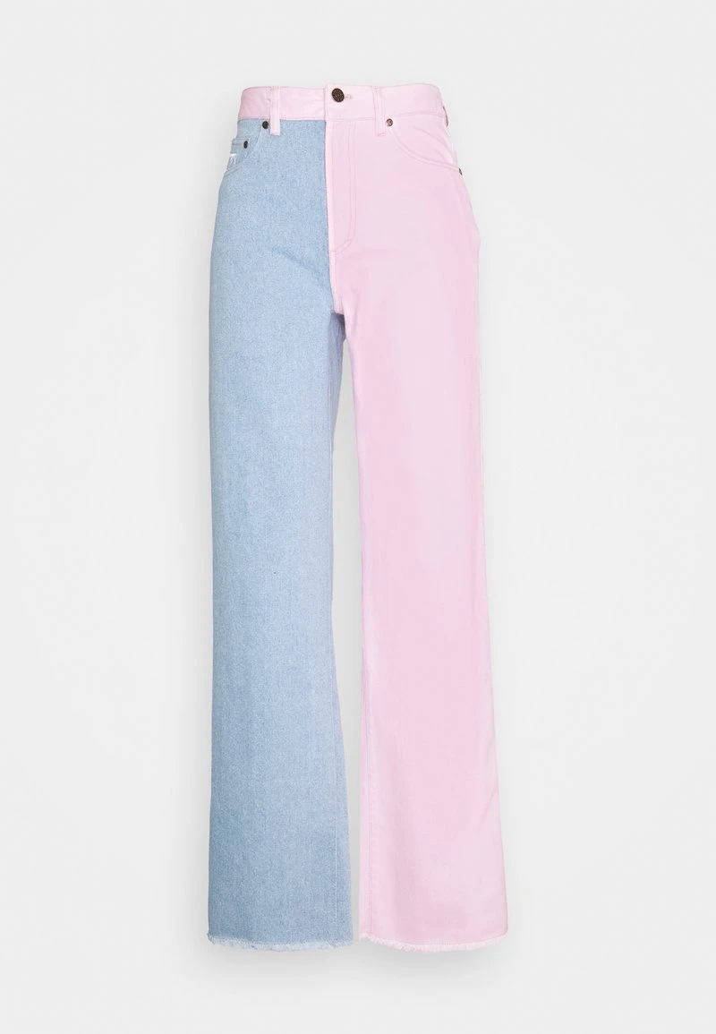 Karl Kani BLOCK WIDE LEG PANTS - Jeans Relaxed Fit - Rose/blue, Damen 11 Karl Kani BLOCK WIDE LEG PANTS - Jeans Relaxed Fit - Rose/blue, Damen – Bild 9