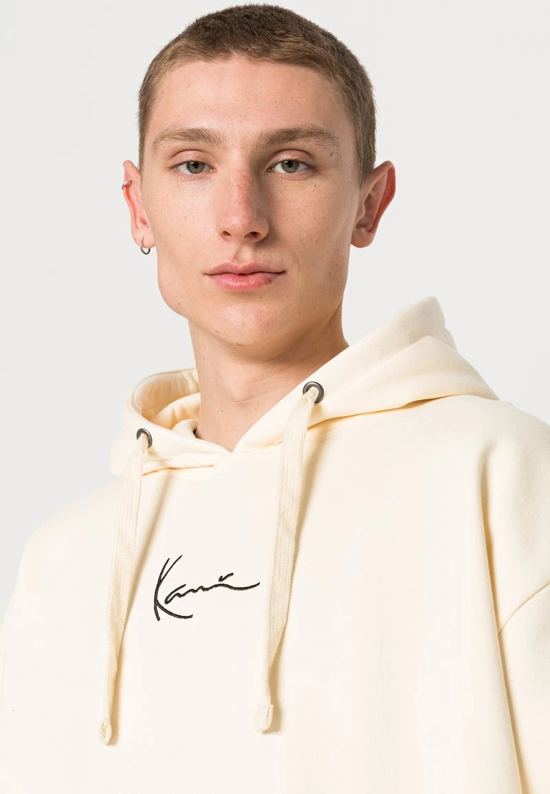 SMALL SIGNATURE ESSENTIAL HOODIE UNISEX - Sweatshirt - cream Karl Kani SMALL SIGNATURE ESSENTIAL HOODIE UNISEX - Sweatshirt - Cream -Outlet KARL KANI Store 46663de2043c47f0a1419e945f3d7396